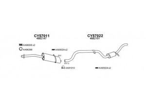 VENEPORTE 570011 išmetimo sistema