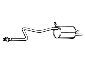 WALKER 07605 galinis duslintuvas 
 Išmetimo sistema -> Duslintuvas
1430078460, 1430078465