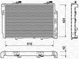 MAGNETI MARELLI 350213743000 radiatorius, variklio aušinimas 
 Aušinimo sistema -> Radiatorius/alyvos aušintuvas -> Radiatorius/dalys
2025003103, 2025003203