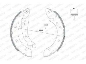 WEEN 152-2037 stabdžių trinkelių komplektas 
 Techninės priežiūros dalys -> Papildomas remontas
4241J8, 4241K8, 4241L6, 4241H6