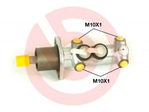 BREMBO M 23 061 pagrindinis cilindras, stabdžiai 
 Stabdžių sistema -> Pagrindinis stabdžių cilindras
46823569, 46833774, 51726720
