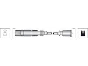 MAGNETI MARELLI 941318111304 uždegimo laido komplektas 
 Kibirkšties / kaitinamasis uždegimas -> Uždegimo laidai/jungtys