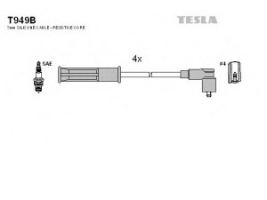 TESLA T949B uždegimo laido komplektas 
 Kibirkšties / kaitinamasis uždegimas -> Uždegimo laidai/jungtys
7700273226