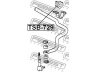 FEBEST TSB-729 skersinio stabilizatoriaus įvorių komplektas 
 Ašies montavimas/vairavimo mechanizmas/ratai -> Stabilizatorius/fiksatoriai -> Sklendės
48815-60100