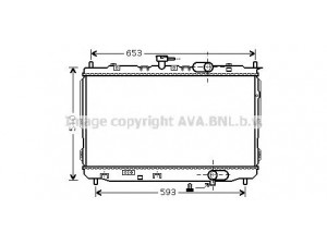 AVA QUALITY COOLING KAA2072 radiatorius, variklio aušinimas 
 Aušinimo sistema -> Radiatorius/alyvos aušintuvas -> Radiatorius/dalys
0K2KB15200, 0K2KB15200A, OK2KB15200