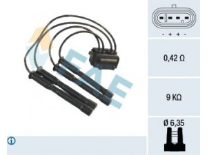 FAE 80206 ritė, uždegimas 
 Kibirkšties / kaitinamasis uždegimas -> Uždegimo ritė
22448-00QAD, 82 00 025 256, 82 00 051 128