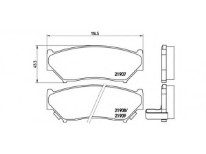 BREMBO P 79 008 stabdžių trinkelių rinkinys, diskinis stabdys 
 Techninės priežiūros dalys -> Papildomas remontas
5520056831, 5520056870, 5520056870DOM