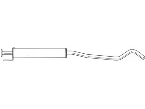 AKS DASIS SG41429 vidurinis duslintuvas