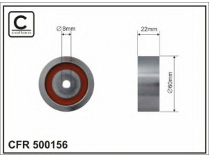 CAFFARO 500156 kreipiantysis skriemulys, V formos rumbuotas diržas 
 Diržinė pavara -> V formos rumbuotas diržas/komplektas -> Laisvasis/kreipiamasis skriemulys
98429701, 98429701, 50 10 284 948
