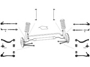 MEYLE WG0434300 vairavimo mechanizmas; rato pakaba 
 Ašies montavimas/vairavimo mechanizmas/ratai -> Prekių paieška pagal schemą