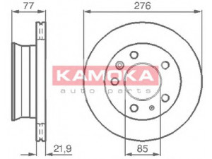 KAMOKA 103306 stabdžių diskas 
 Stabdžių sistema -> Diskinis stabdys -> Stabdžių diskas
902 421 03 12, 902 421 04 12, 902 421 06 12