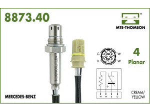 MTE-THOMSON 8873.40.045 lambda jutiklis 
 Variklis -> Variklio elektra
11 78 7 544 655, 11 78 7 545 075