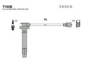 TESLA T180B uždegimo laido komplektas 
 Kibirkšties / kaitinamasis uždegimas -> Uždegimo laidai/jungtys