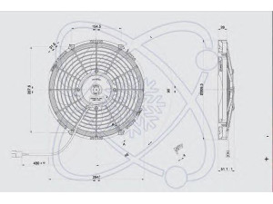 ELECTRO AUTO 32G0002 ventiliatorius, radiatoriaus