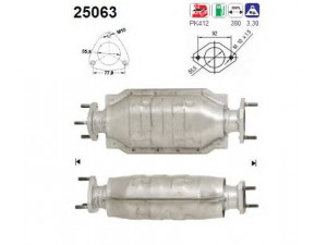 AS 25063 katalizatoriaus keitiklis
