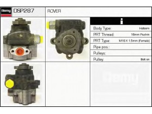 DELCO REMY DSP287 hidraulinis siurblys, vairo sistema 
 Vairavimas -> Vairo pavara/siurblys
QVB000280, QVB000280E