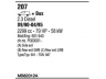 WALKER MB82012A išmetimo sistema 
 Išmetimo sistema -> Išmetimo sistema, visa