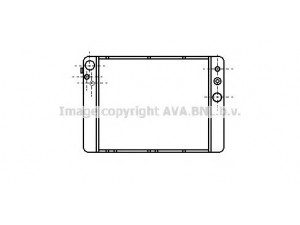 AVA QUALITY COOLING AI2013 radiatorius, variklio aušinimas 
 Aušinimo sistema -> Radiatorius/alyvos aušintuvas -> Radiatorius/dalys
811121251AD, 811121251M