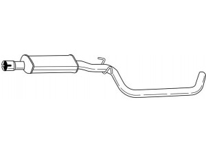 AKS DASIS SG60441 vidurinis duslintuvas