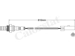 CALORSTAT by Vernet LS110017 lambda jutiklis 
 Variklis -> Variklio elektra
MD01125, MD137224, MD073072, MD073546