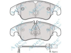 APEC braking PAD1886 stabdžių trinkelių rinkinys, diskinis stabdys 
 Techninės priežiūros dalys -> Papildomas remontas
4G0698151D, 4G0698151L, 8K0698151H