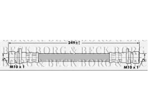 BORG & BECK BBH6203 stabdžių žarnelė 
 Stabdžių sistema -> Stabdžių žarnelės
01466SA5020, GBH252, GBH90299, SHB000830