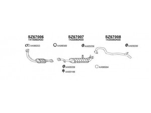 VENEPORTE 670032 išmetimo sistema 
 Išmetimo sistema -> Išmetimo sistema, visa