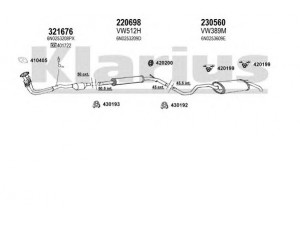 KLARIUS 930806E išmetimo sistema 
 Išmetimo sistema -> Išmetimo sistema, visa