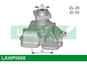 LUCAS ENGINE DRIVE LAWP0908 vandens siurblys 
 Aušinimo sistema -> Vandens siurblys/tarpiklis -> Vandens siurblys
1233218, 1518123, 5012773, 5024545