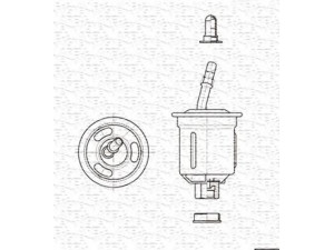 MAGNETI MARELLI 213908306700 kuro filtras 
 Techninės priežiūros dalys -> Papildomas remontas
MR-239580