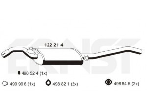 ERNST 122214 galinis duslintuvas
165 253 609 K, 165 253 609 L