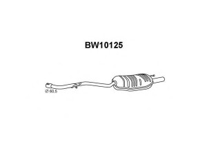 VENEPORTE BW10125 galinis duslintuvas 
 Išmetimo sistema -> Duslintuvas
18312246935, 18317794050