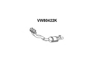 VENEPORTE VW80422K katalizatoriaus keitiklis 
 Išmetimo sistema -> Katalizatoriaus keitiklis
1H1253058V, 1H1253058X