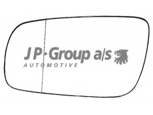 JP GROUP 1189300870 veidrodėlio stiklas, išorinis veidrodėlis 
 Kėbulas -> Keleivių kabina -> Veidrodėlis
1U1857521E