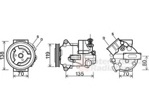 VAN WEZEL 3700K495 kompresorius, oro kondicionierius 
 Oro kondicionavimas -> Kompresorius/dalys
13250604