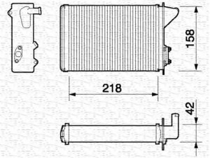 MAGNETI MARELLI 350218053000 šilumokaitis, salono šildymas 
 Šildymas / vėdinimas -> Šilumokaitis
5955358, 7753630, 7754055, 7753630