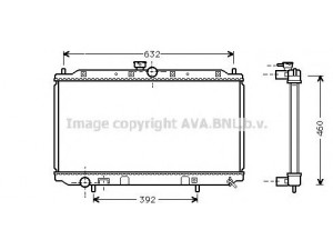 AVA QUALITY COOLING MT2111 radiatorius, variklio aušinimas 
 Aušinimo sistema -> Radiatorius/alyvos aušintuvas -> Radiatorius/dalys
MB925637