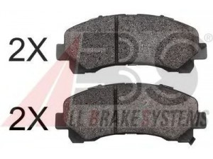 A.B.S. 37840 stabdžių trinkelių rinkinys, diskinis stabdys 
 Techninės priežiūros dalys -> Papildomas remontas
8980791040
