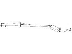 AKS DASIS SG16424 vidurinis duslintuvas