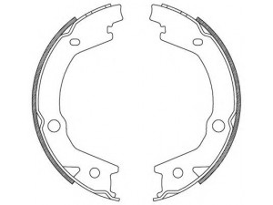 OPEN PARTS BSA2182.00 stabdžių trinkelių komplektas 
 Techninės priežiūros dalys -> Papildomas remontas
583053SA20, 583502EA00