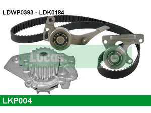LUCAS ENGINE DRIVE LKP004 vandens siurblio ir paskirstymo diržo komplektas 
 Aušinimo sistema -> Vandens siurblys/tarpiklis -> Vandens siurblys