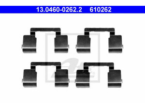 ATE 13.0460-0262.2 priedų komplektas, diskinių stabdžių trinkelės 
 Stabdžių sistema -> Diskinis stabdys -> Stabdžių dalys/priedai