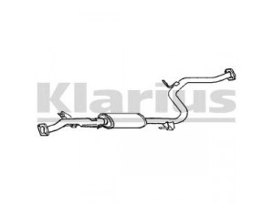 KLARIUS MA229K vidurinis duslintuvas 
 Išmetimo sistema -> Duslintuvas
B37840300, B37840300A, B37840300A9A