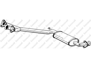 BOSAL 278-633 vidurinis duslintuvas 
 Išmetimo sistema -> Duslintuvas
60545282, 82 462 589