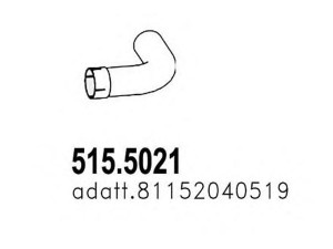 ASSO 515.5021 išleidimo kolektorius 
 Išmetimo sistema -> Išmetimo vamzdžiai
81152040519