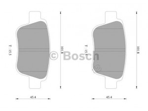 BOSCH 0 986 AB1 133 stabdžių trinkelių rinkinys, diskinis stabdys 
 Techninės priežiūros dalys -> Papildomas remontas
04466 05010, 04466 05020, 04466 28110