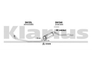 KLARIUS 270102U išmetimo sistema 
 Išmetimo sistema -> Išmetimo sistema, visa