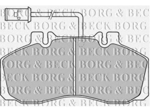 BORG & BECK BBP1362 stabdžių trinkelių rinkinys, diskinis stabdys 
 Techninės priežiūros dalys -> Papildomas remontas
