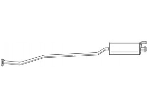 AKS DASIS SG23444 vidurinis duslintuvas