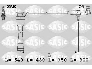 SASIC 9286001 uždegimo laido komplektas